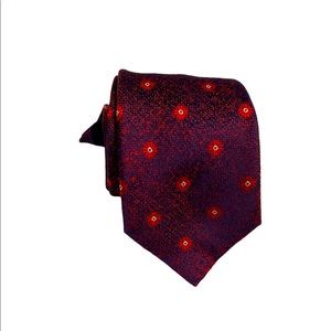 Italo Ferretti Darthmall Color Firework Embroidered Hand Made Tie Italy
